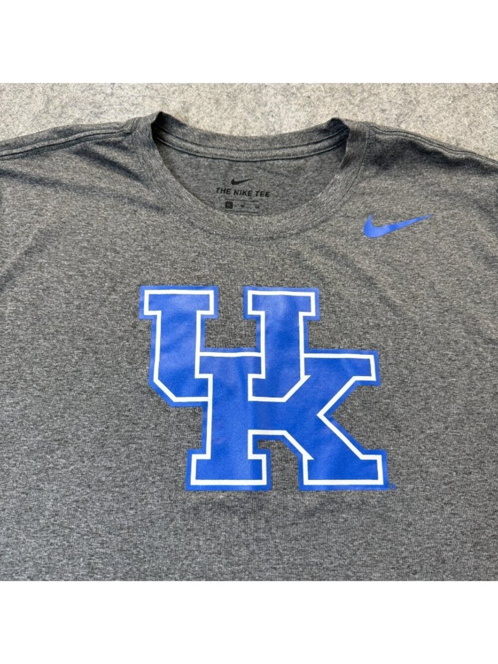 Kentucky Wildcats Nike Performance Shirt Men XL Gray DRI-FIT Short Sleeve Crew